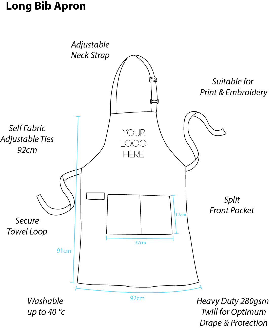 sketch of apron