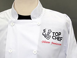 custom embroidered chefswear