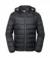 Black Russell Hooded Nano Padded Jacket (J440M)