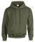 Military Green Gildan Heavy Blend Hooded Sweatshirt (GD057)