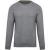 Grey Heather Kariban Organic Cotton Crew Neck Raglan Sweatshirt (KB480)