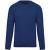 Ocean Blue Heather Kariban Organic Cotton Crew Neck Raglan Sweatshirt (KB480)