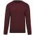 Wine Heather Kariban Organic Cotton Crew Neck Raglan Sweatshirt (KB480)