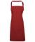 Red Premier Bib Apron with Pocket Poly/Cotton (PR154)