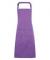 Rich Violet Premier Bib Apron with Pocket Poly/Cotton (PR154)