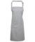 Silver Premier Bib Apron with Pocket Poly/Cotton (PR154)