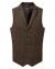Brown Premier Herringbone Waistcoat (PR625/PR626)