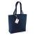 Navy Westford Mill Organic Cotton Shopper (WM180)