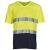 Yellow & Navy Yoko Hi Vis Super Cool V Neck T-Shirt (YK018)