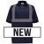 Navy Yoko Hi-vis Short Sleeve Polo Shirt (YK020)