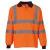 Orange Yoko Hi-vis Long Sleeve Polo (YK021)