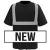 Black Yoko Hi-vis Short Sleeve T-Shirt