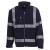 Navy Yoko Hi-vis Softshell Jacket (YK040)