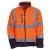 Orange & Navy Yoko Hi-vis Softshell Jacket (YK040)