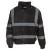 Black Yoko Hi-vis Classic Bomber Jacket (YK043)