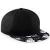 Black Hawaiian Graphic Peak Snapback (BC881)
