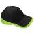 Black / Lime Teamwear Competition Cap (BC171)