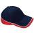 French Navy / White / Red Teamwear Competition Cap (BC171)
