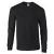 Black Gildan Ultra Cotton Long Sleeve T-Shirt (GD014)