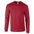 Cardinal Red Gildan Ultra Cotton Long Sleeve T-Shirt (GD014)
