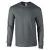 Charcoal Gildan Ultra Cotton Long Sleeve T-Shirt (GD014)