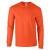 Orange Gildan Ultra Cotton Long Sleeve T-Shirt (GD014)