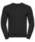 Black Russell Set In Sleeve Sweatshirt (J262M)