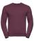Burgundy Russell Set In Sleeve Sweatshirt (J262M)