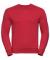 Classic Red Russell Set In Sleeve Sweatshirt (J262M)