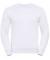 White Russell Set In Sleeve Sweatshirt (J262M)