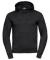 Black Russell Authentic Hooded Sweatshirt (J265M)
