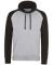 Heather Grey/Jet Black AWD Baseball Hoodie (JH009)