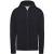 French Navy Heather Kariban Organic Zipped Hoodie (KB484)