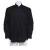 Black Kustom Kit Long Sleeve Business Shirt (KK104)