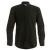 Black Kustom Kit Long Sleeve Mandarin Collar Shirt (KK161)