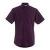 Dark Purple Kustom Kit Short Sleeve Tailored Premium Oxford Shirt (KK187)