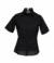 Black Kustom Kit Short Sleeve Business Blouse (KK742)