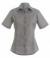 Silver Grey Kustom Kit Short Sleeve Business Blouse (KK742)