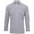 Navy / White Premier Microcheck Long Sleeve Cotton Shirt (PR220)