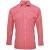Red / White Premier Microcheck Long Sleeve Cotton Shirt (PR220)
