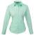 Aqua Premier Long Sleeve Women's Poplin Blouse (PR300)