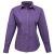 Purple Premier Long Sleeve Women's Poplin Blouse (PR300)
