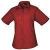 Burgundy Premier Short Sleeve Women's Poplin Blouse (PR302)