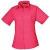 Hot Pink Premier Short Sleeve Women's Poplin Blouse (PR302)