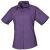 Purple Premier Short Sleeve Women's Poplin Blouse (PR302)