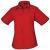 Red Premier Short Sleeve Women's Poplin Blouse (PR302)