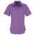 Rich Violet Premier Short Sleeve Women's Poplin Blouse (PR302)