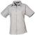 Silver Premier Short Sleeve Women's Poplin Blouse (PR302)