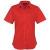Strawberry Red Premier Short Sleeve Women's Poplin Blouse (PR302)
