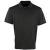 Black Premier Coolchecker Polyester Pique Polo (PR615)